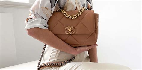 chanel 19 flap bag brown|chanel 19 bag sizes.